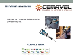 Cemavel - Rebobinamento de Motores Elétricos, Compra e Venda de Motores Elétricos Usados, Equipamentos para Construção Civil - Foto 4