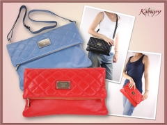 Bolsa/clutch feminina de couro - kabupy