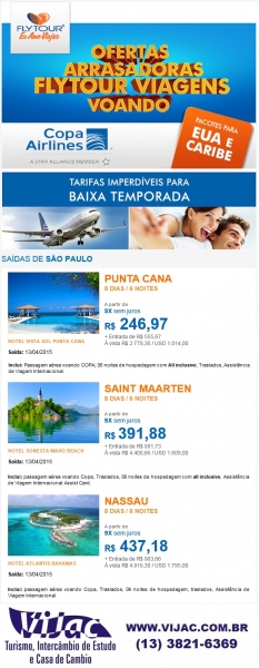 EUA E Caribe - Vijac e Flytour