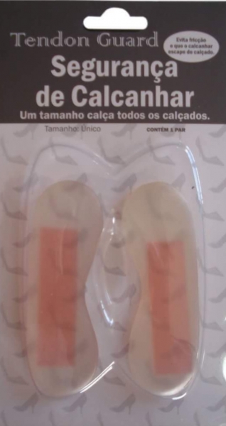 Adesivo em Silicone gel para a segurança do calcanhar