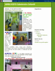 Amra Kids Cabelereiro Infantil