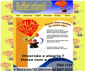 Balão Mágico Buffet Infantil